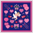 cross stitch pattern Cupid's Delight