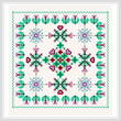 cross stitch pattern Square Thistle Design