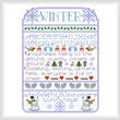 cross stitch pattern Winter Sampler