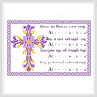 cross stitch pattern Baroque Cross