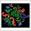 cross stitch pattern Victorian Flowers