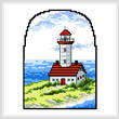 cross stitch pattern Lighthouse 1
