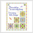 cross stitch pattern Little Things Quilt
