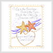 cross stitch pattern Starfish Wedding