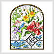 cross stitch pattern Stain Glass Spring