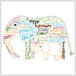 cross stitch pattern Let's go to the Zoo