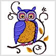 cross stitch pattern Classic Owl