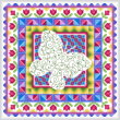 cross stitch pattern Spring Butterfly Quilt
