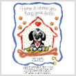 cross stitch pattern Hang Your Leash
