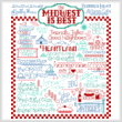 cross stitch pattern Let's Visit the Midwest