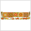 cross stitch pattern Autumn Quilts Row