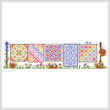 cross stitch pattern Spring Quilts Row