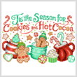 cross stitch pattern Hot Cocoa Season