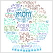 new cross stitch pattern - Let's Cherish Mom