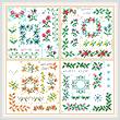 cross stitch pattern Seasons Quilt Squares