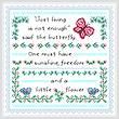 cross stitch pattern Little Flower