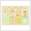 cross stitch pattern Quilted Shaker Seasons