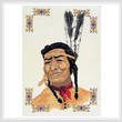 cross stitch pattern Native American