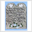 cross stitch pattern Ten Commandments Picture