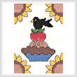cross stitch pattern Apple Pie Picture