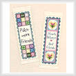 cross stitch pattern Friends Bookmarks