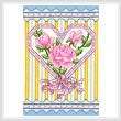 cross stitch pattern Victorian Rose