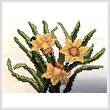 cross stitch pattern Daffodil Bouquet Picture