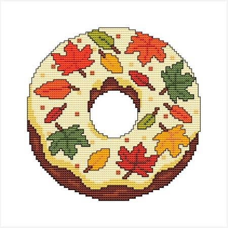 cross stitch pattern A Year Of Donuts - November