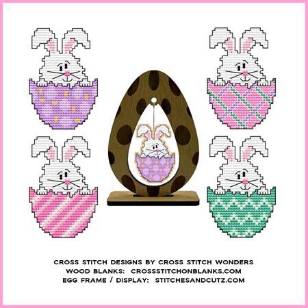 cross stitch pattern Easter Egg Animal - Bunny