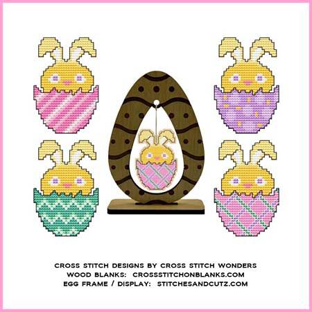 cross stitch pattern Easter Egg Animal - Chick