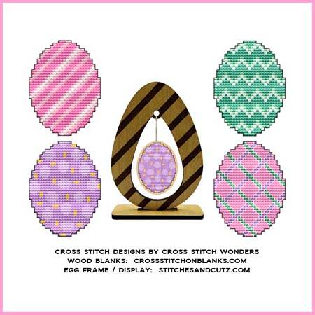 cross stitch pattern Easter Eggs