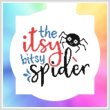 cross stitch pattern Nursery Rhyme - The Itsy Bitsy Spider