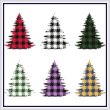 cross stitch pattern Fun With Plaid - Christmas Tree