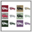 cross stitch pattern Fun With Plaid - Jeep