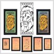 cross stitch pattern African Animal Series - LION
