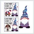 cross stitch pattern A Year Of Gnomes - JULY