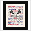cross stitch pattern Subway Art - Sports - Lacrosse