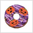 cross stitch pattern A Year Of Donuts - October