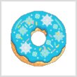 cross stitch pattern A Year Of Donuts - January