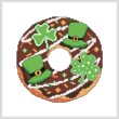 cross stitch pattern A Year Of Donuts - March