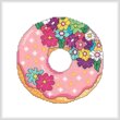 cross stitch pattern A Year Of Donuts - May