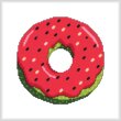 cross stitch pattern A Year Of Donuts - August
