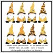 cross stitch pattern Sunflower N' Bee Collection - Tall Gnome
