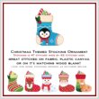 cross stitch pattern Christmas Stocking - Penguin