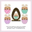 cross stitch pattern Easter Egg Animal - Dog