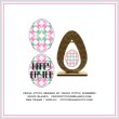 cross stitch pattern Easter Egg Quilt Block 7